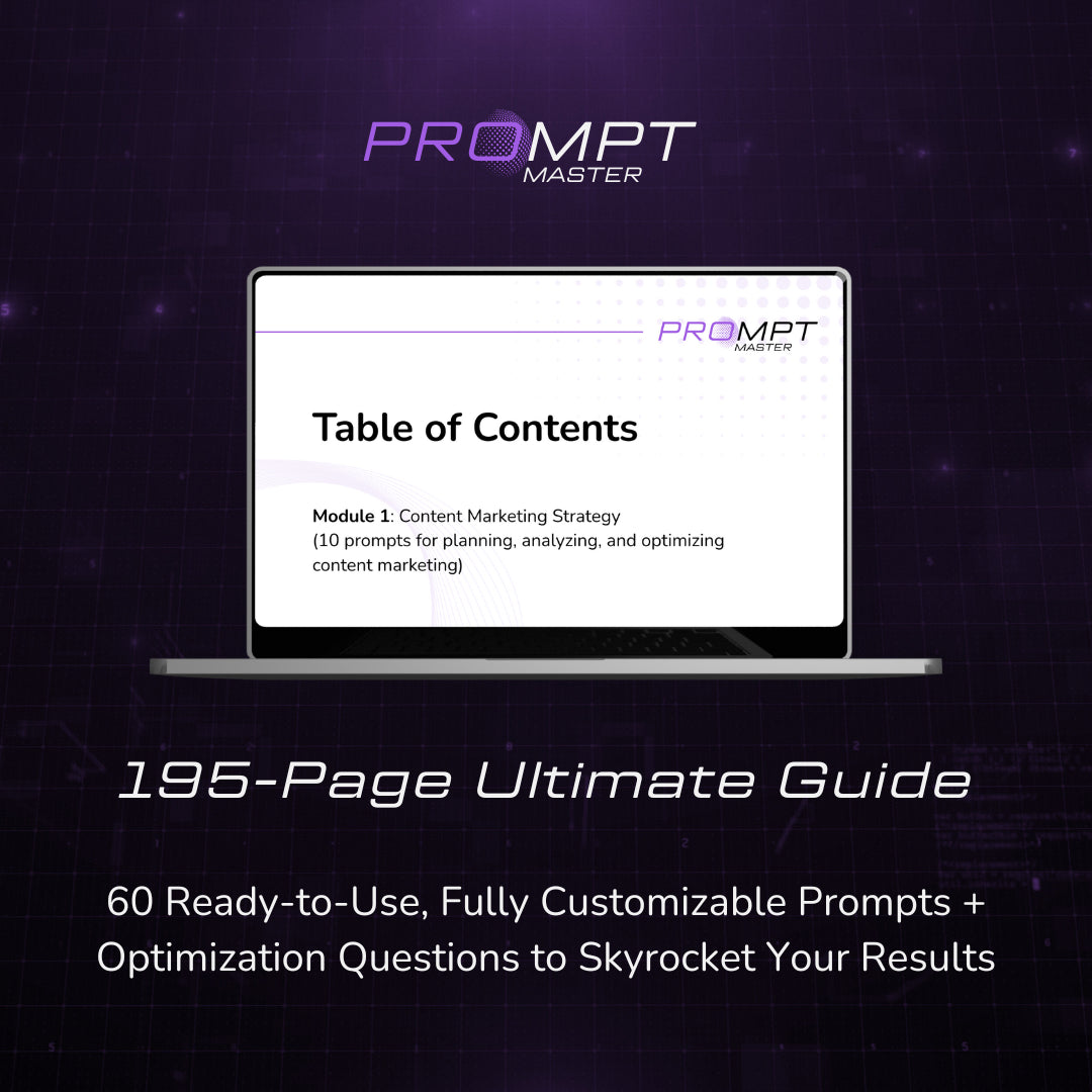 Prompt Master — The Ultimate AI Prompt Guide for Social Media Success